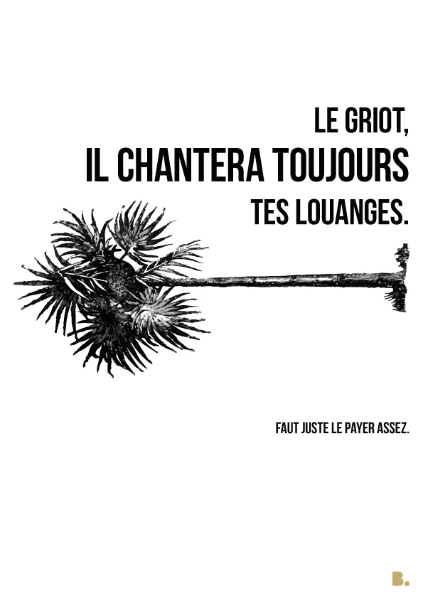 T-shirt Griot - shop b.