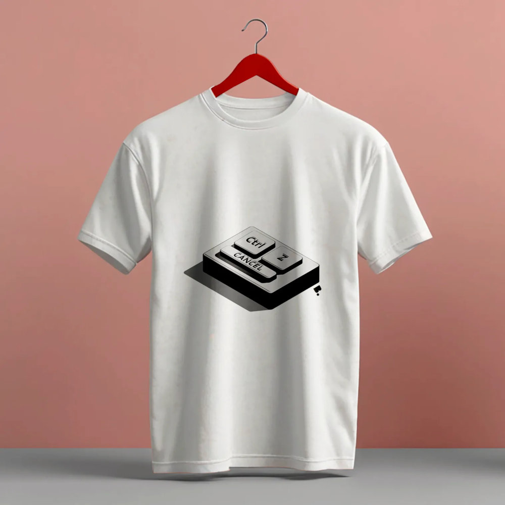 T-shirt - ctrl Z - Cancel - shop b.