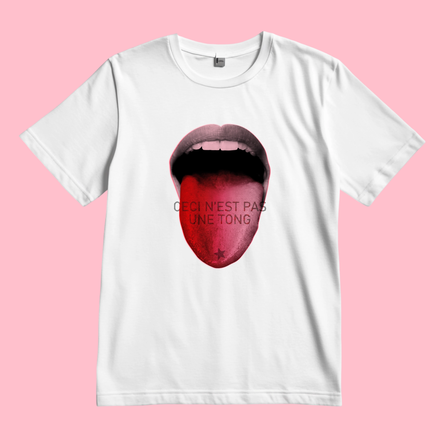 T-shirt langue