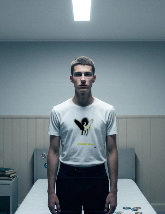 Au départ, une question existentielle. Si Dieu existe, il doit être doté de certains sens. T-shirt Dieu a aussi de l'humour