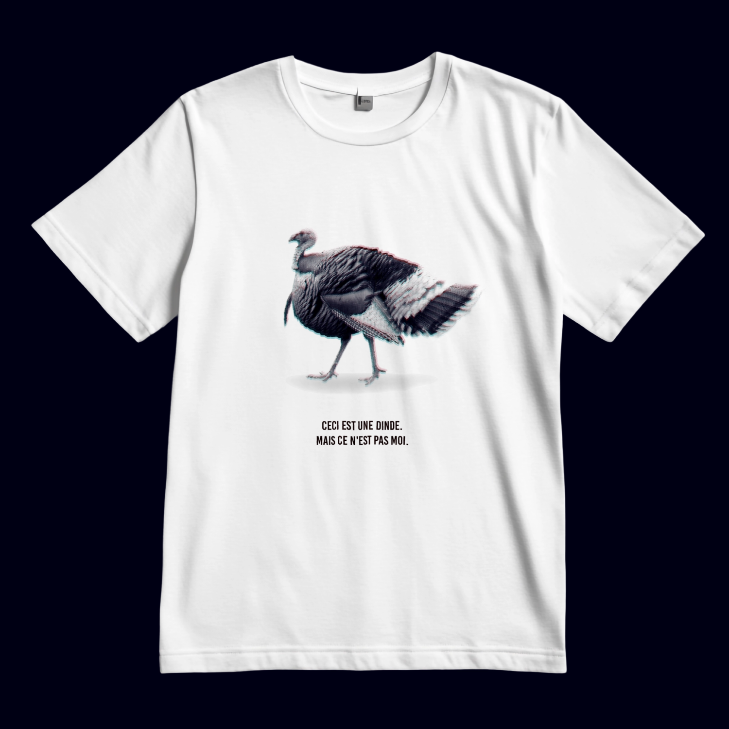 T-shirt ceci est une dinde