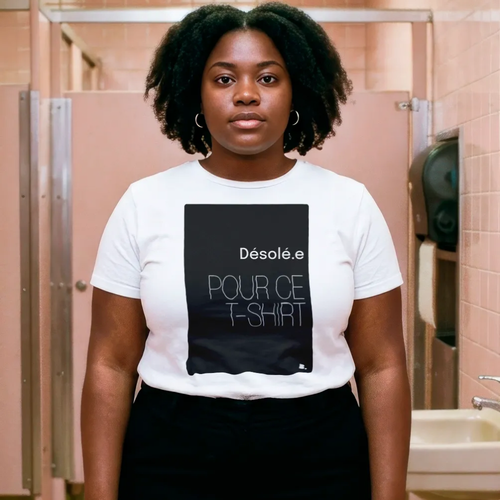 T-shirt Désolé - shop b.