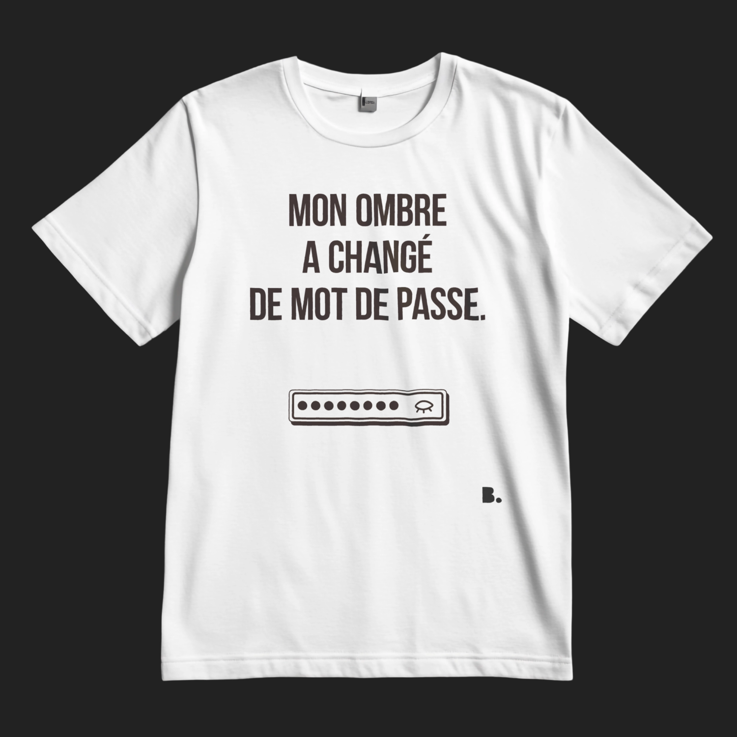 Mon ombre a changé de mot de passe - shop b.