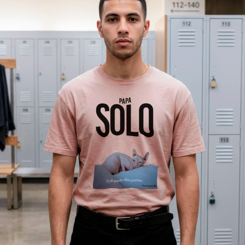T-shirt Papa solo - shop b.