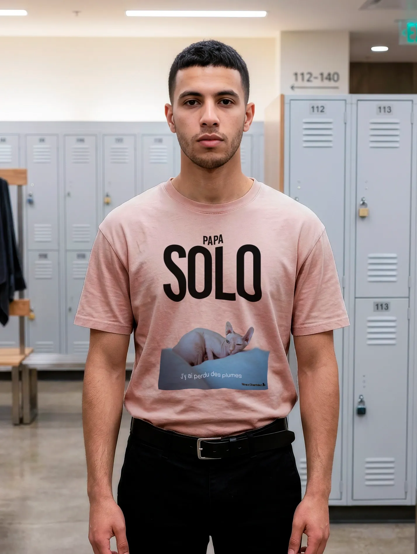 T-shirt Papa solo - shop b.