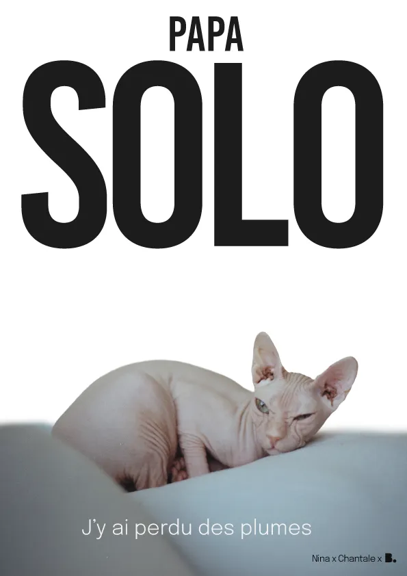 T-shirt Papa solo - shop b.