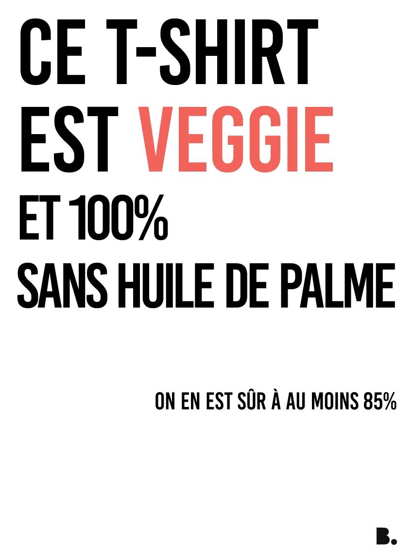 T-shirt Veggie - shop b.