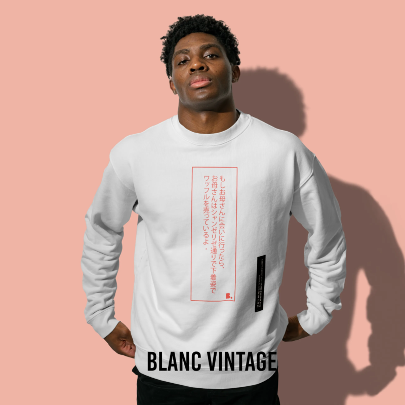 Sweatshirt -Gaufres aux Champs - shop b.