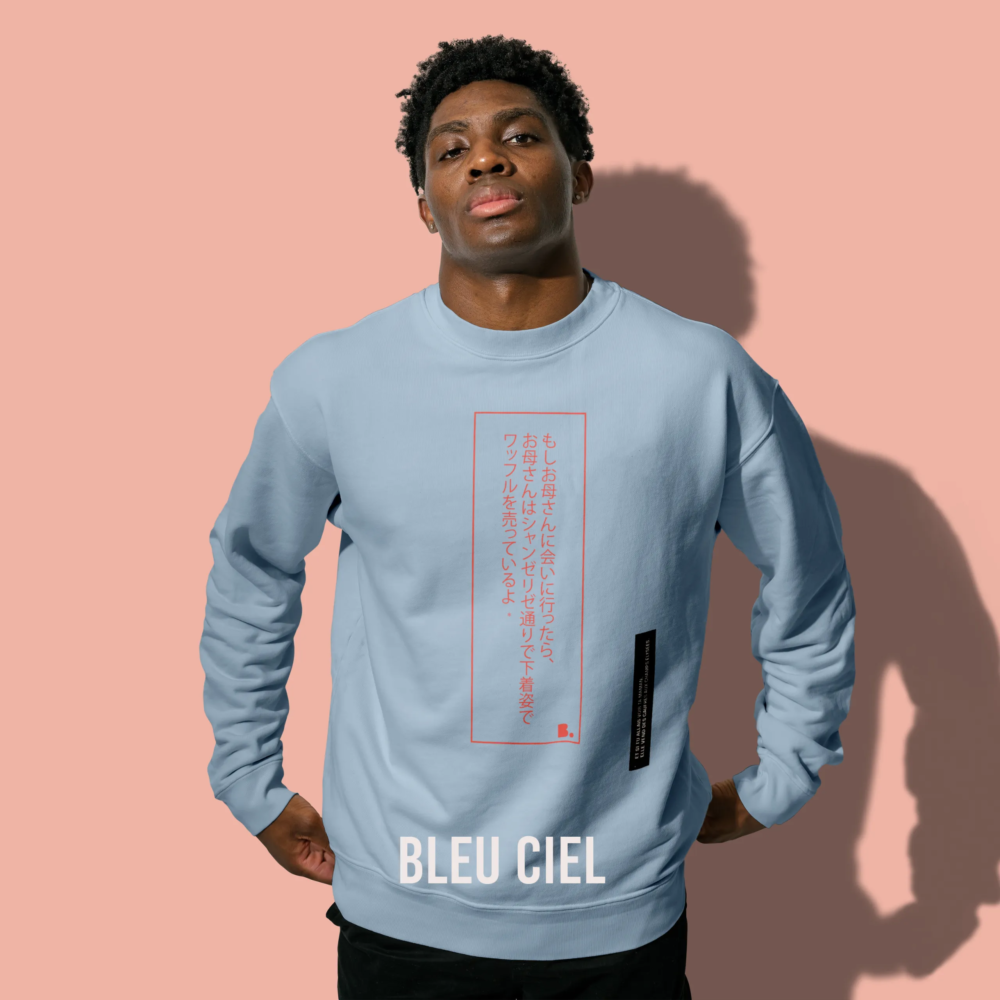 Sweatshirt -Gaufres aux Champs - shop b.