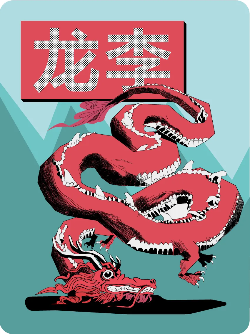 T-shirt Dragon - shop b.